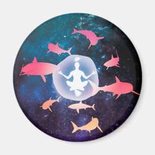 Aimant Requins spatiaux et art de la méditation