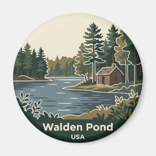Aimant Réserve d'État de l'étang de Walden États-Unis