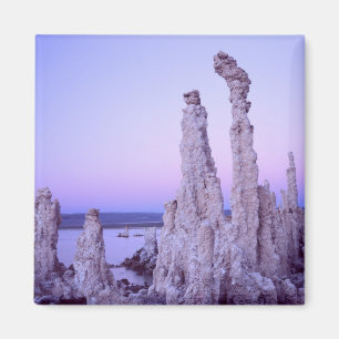Aimant Réserve du lac Mono. Californie.États-Unis Tufa