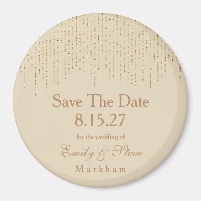 Aimant Réservez la date  (Devant)