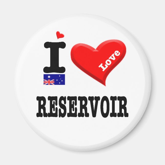 Aimant RESERVOIR - I Love (Devant)