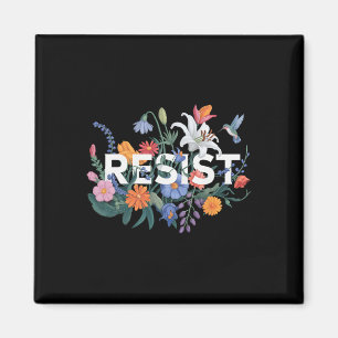 Aimant Résistance Fleurie Résistance au Manifeste Politiq