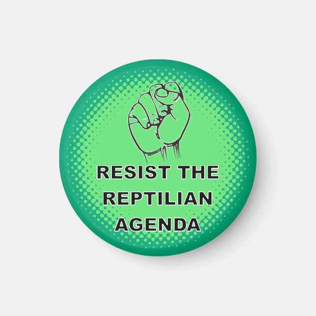 Aimant Résister À L'Agenda Républicain Personnalisé (Devant)