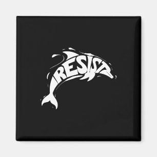 Aimant Résister à Trump Dolphin Protest Anti Trump Politi