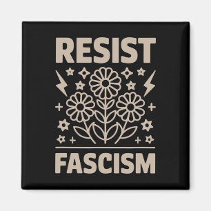 Aimant Résister au fascisme Protester contre Trump Anti T