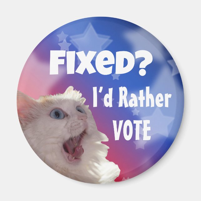 Aimant Résolu ? Je préfère voter (Devant)