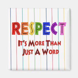 Aimant Respect d'arc-en-ciel