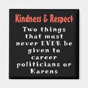 Aimant Respect et courtoisie