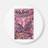 Ressentez ma beauté Ange du cancer rose rose