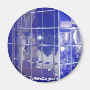 Aimant Ressort chaud, AR BlueTile Reflection Cadeaux