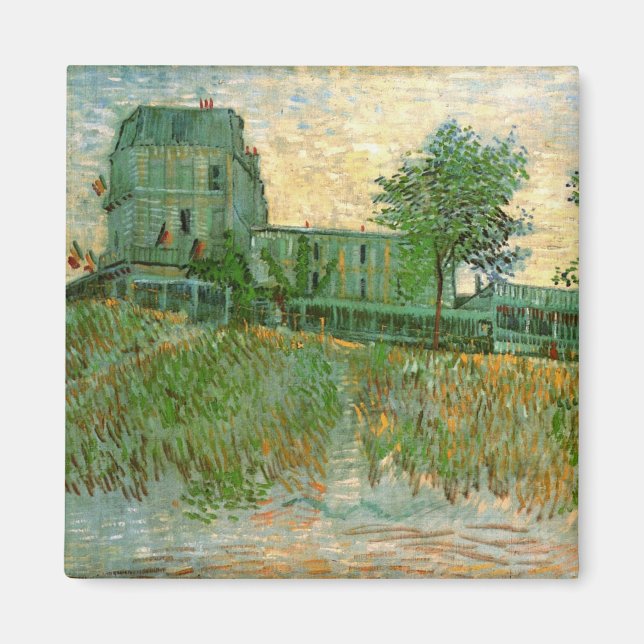 Aimant Restaurant Sirene, Asnières par Vincent van Gogh (Devant)