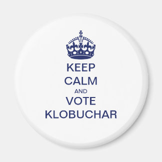 Aimant Restez calme et votez Klobuchar