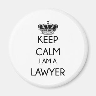 Aimant Restez calme, je suis avocat