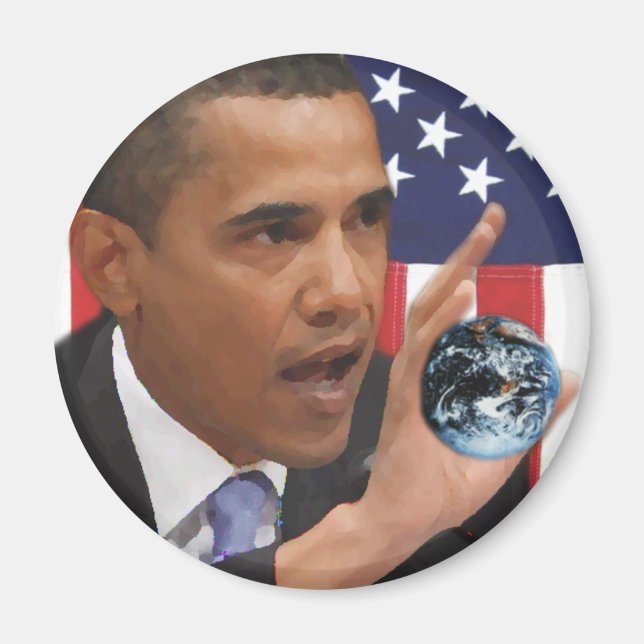 Aimant Restez concentré (Devant)