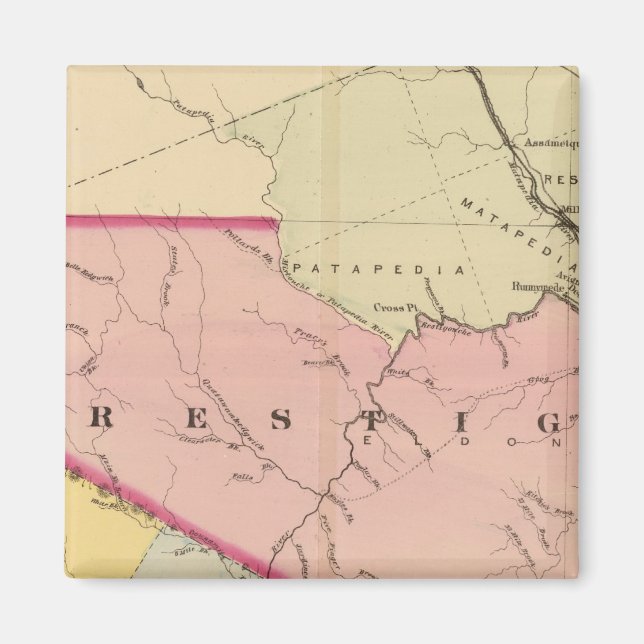 Aimant Restigouche, comtés du Madawaska, NB (Devant)