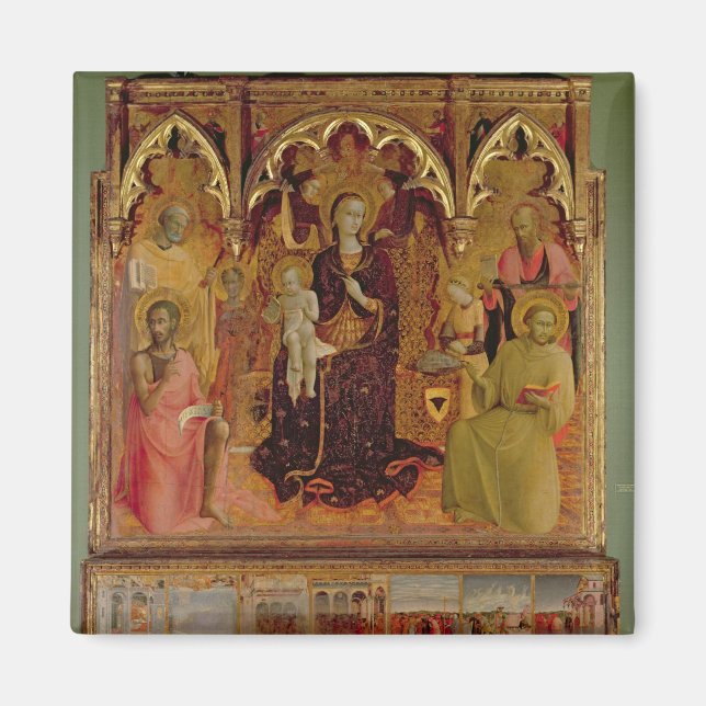 Aimant Retable de la Vierge de la Neige, c.1430-32 ( (Devant)
