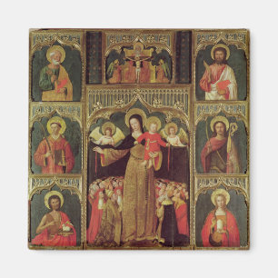 Aimant Retable de la Vierge du chapelet, c.1500