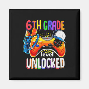 Aimant Retour À L'École Gamepad Sixième Niveau De 6E Anné