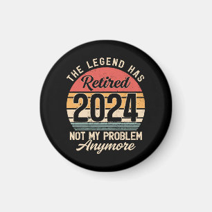 Aimant Retraité 2024 Plus Mon Problème
