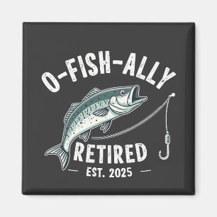 Aimant Retraité à la retraite à l'est 2025 Fisher Papa Re