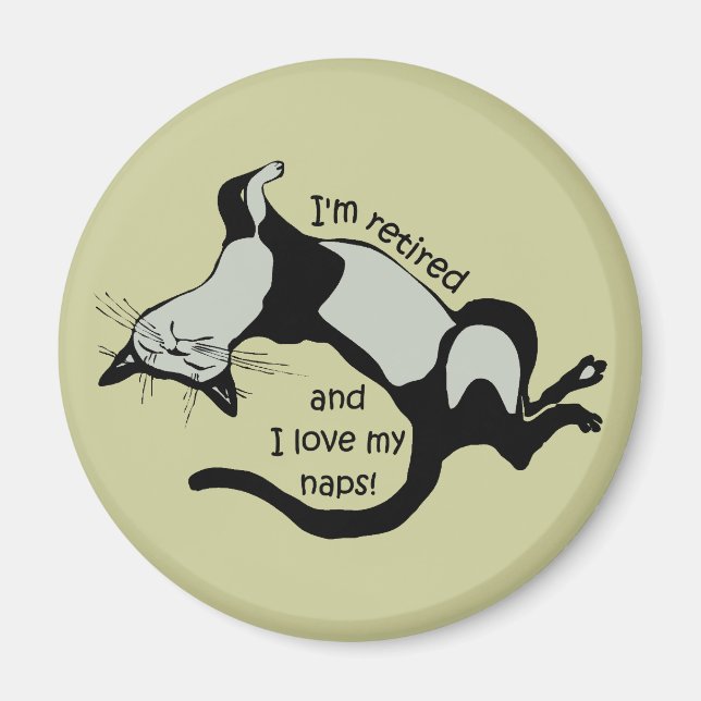 Aimant retraite amusante (Devant)