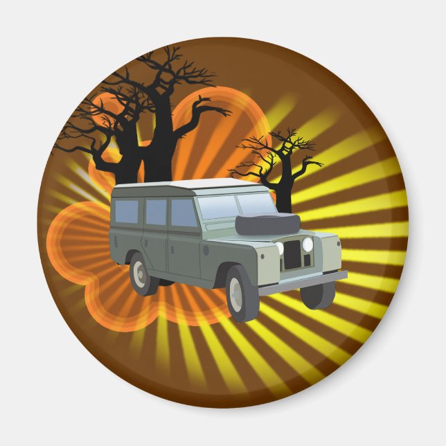 Aimant Retro Adventure (Devant)