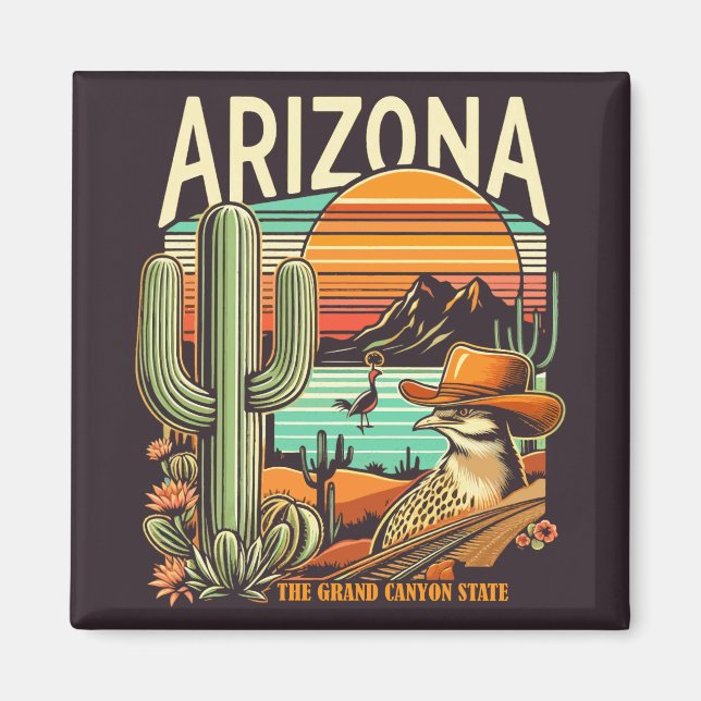 Aimant Retro Arizona (Devant)