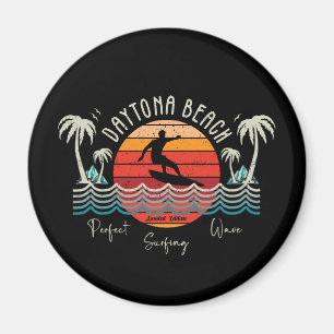 Aimant Retro Daytona Beach Surf