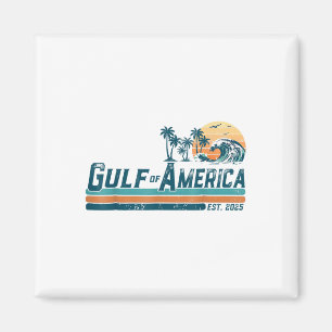 Aimant Retro Golfe De Usa Amérique Est 2025
