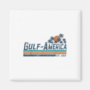 Aimant Retro Golfe De Usa Amérique Est 2025 Golfe Du Mexi