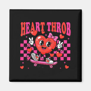 Aimant Rétro Groovy Coup de Foudre Saint Valentin Tout-Pe