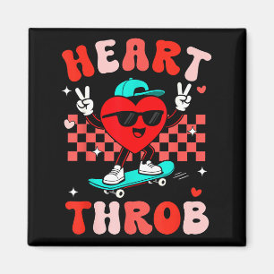 Aimant Rétro Groovy Coup de Foudre Saint Valentin Tout-Pe