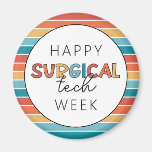 Aimant Retro Happy Surgy Tech Week