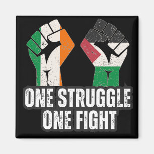 Aimant Rétro Irlande Palestine Solidarité Première révolu
