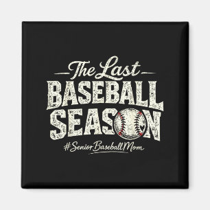 Aimant Rétro la dernière saison de baseball maman de base