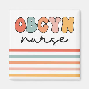 Aimant Retro OBGYN Nurse