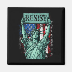 Aimant Rétro Résistez Pas Mon Président Anti-trump