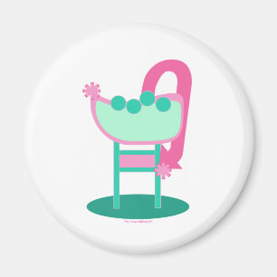 Aimant Rétro signe personnalisable des années 50