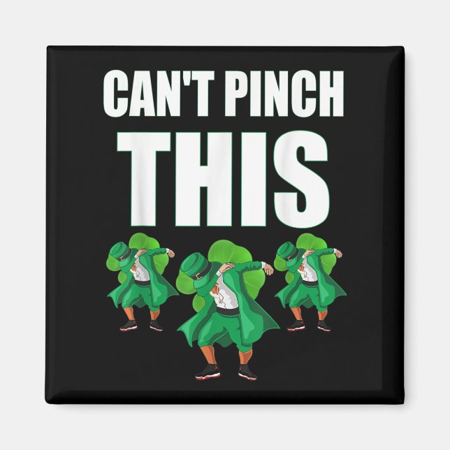 Aimant Retro St Patrick's Day Can't Nch This  (Devant)