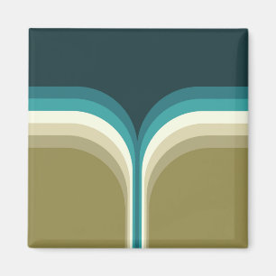Aimant Retro style double arch decoration