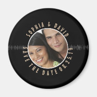 Retro Vinyl Record Mariage PHOTO ENREGISTRER LA DA