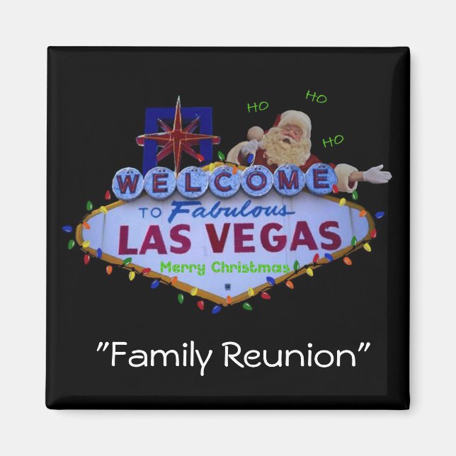 Aimant Retrouvailles Familiales Dans Fabrique Las Vegas M (Devant)