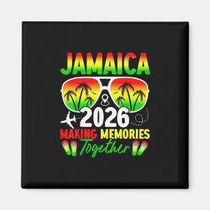Aimant Réunion de famille Jamaïque 2026 Vacances à souven