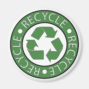 Aimant Réutilisez le vert