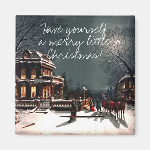 Aimant Réveillon de Noël 1880