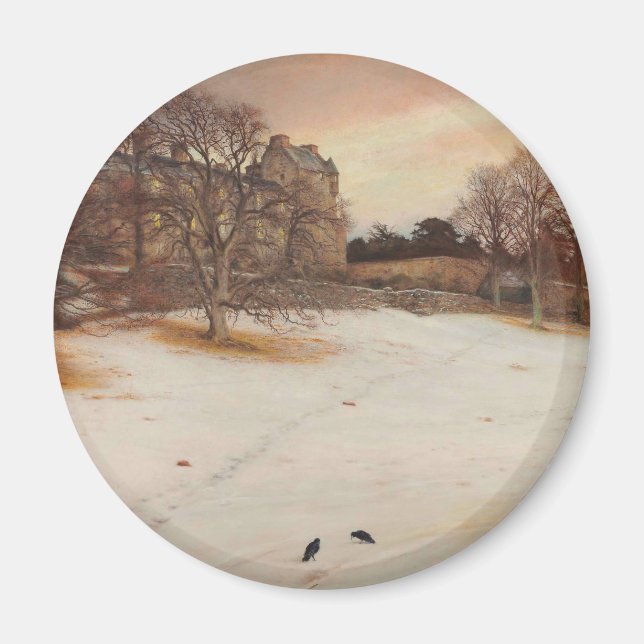 Aimant Réveillon de Noël (par John Everett Millais) (Devant)