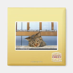 Aimant Rêver de cheesburgers