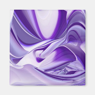 Aimant Rêves arc-en-ciel à fleurs violettes