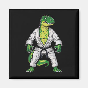 Aimant Rex Arts Martiaux Dinosaure Jiu-jitsu Bjj Karaté 