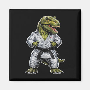 Aimant Rex Arts Martiaux Dinosaure Karaté Jiu-jitsu Ninja